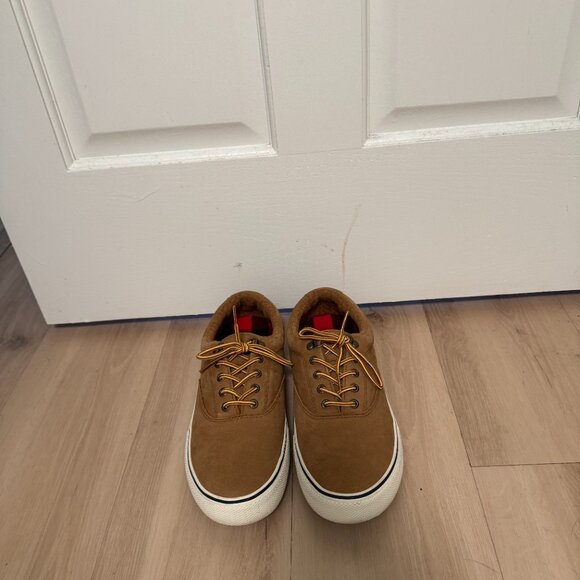 NWOT Sperry Men's Brown Suede Sneakers Size 10.5 - Picture 4 of 5